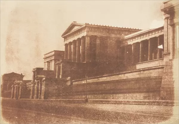 Old Royal High School, Calton Hill, Edinburgh, 1843-47. Creators: David Octavius Hill