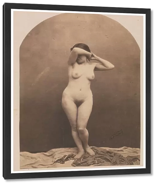 [Standing Female Nude], 1860-61. Creator: Nadar
