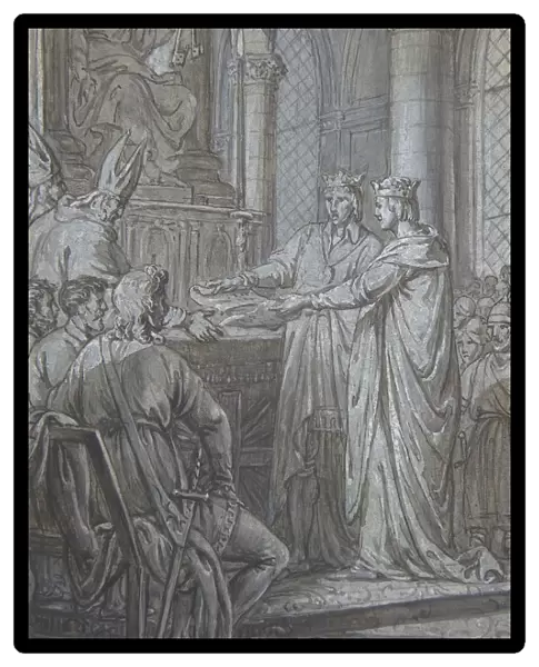 Louis III et Carloman donnent aux eveques du Royaume l assurance de leur Fidelite en 882