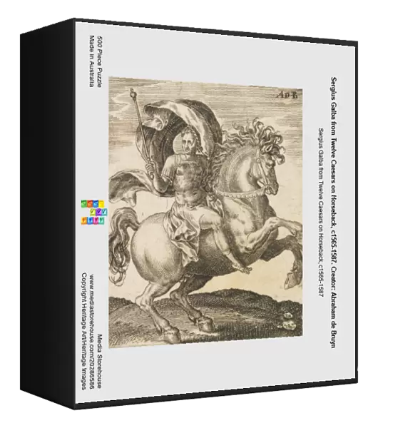 Sergius Galba from Twelve Caesars on Horseback, c1565-1587. Creator: Abraham de Bruyn