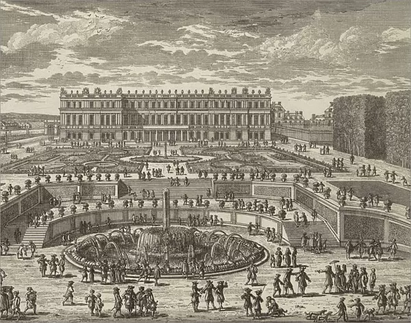 Veue du chasteau de Versailles (View of Versailles, garden facade), 1680s