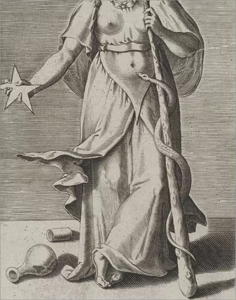 Sanitas, from Prosopographia, ca. 1585-90. ca. 1585-90. Creator: Philip Galle