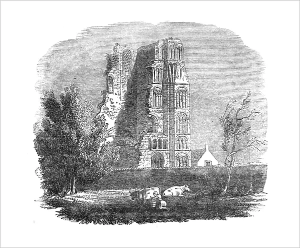 Ruins of the Augustine Monastery, Canterbury, 1844. Creator: Unknown