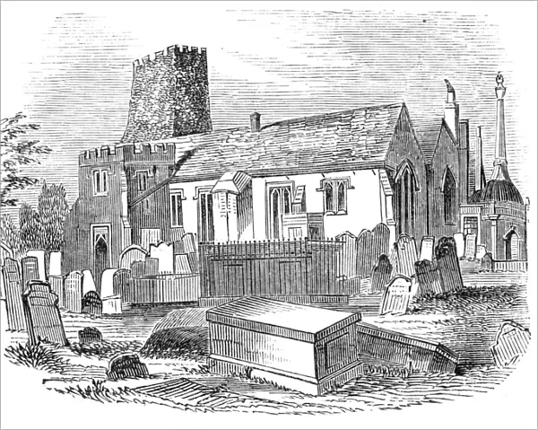 Tottenham Old Church, 1844. Creator: Unknown
