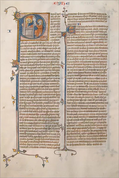 Manuscript Leaf with the Opening of the Epistle of Saint Paul to the Ephesians, French