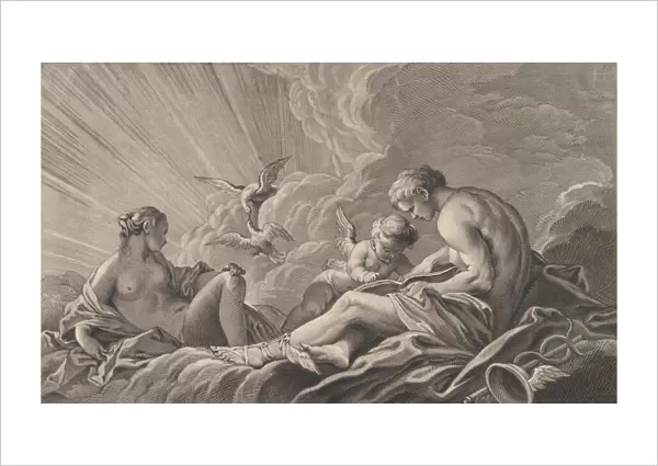 Love Instructed By Mercury, 18th century. Creator: Pierre Francois Basan