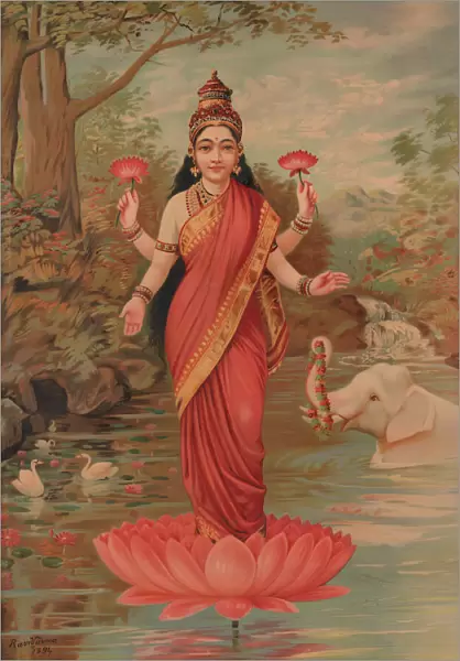 Lakshmi, 1894. Creator: Unknown