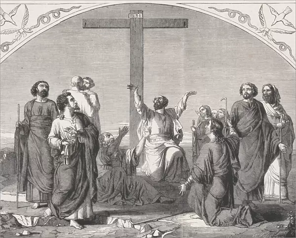 The Mission of the Apostles, from 'Illustrated London News', October 30, 1865