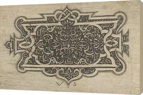Arabesque Design on Dark Ground, 1534-1562. Creator: Virgil Solis