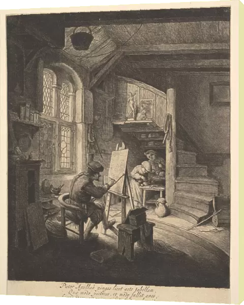 The Painter, 1610-85. Creator: Adriaen van Ostade