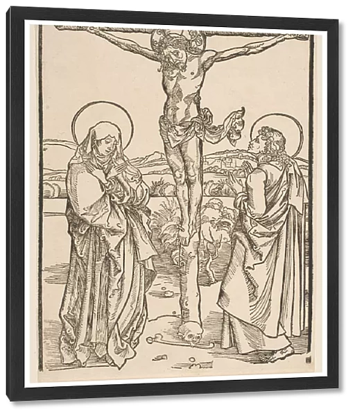 Christ on the Cross with the Virgin and Saint John. n. d. Creator: Unknown