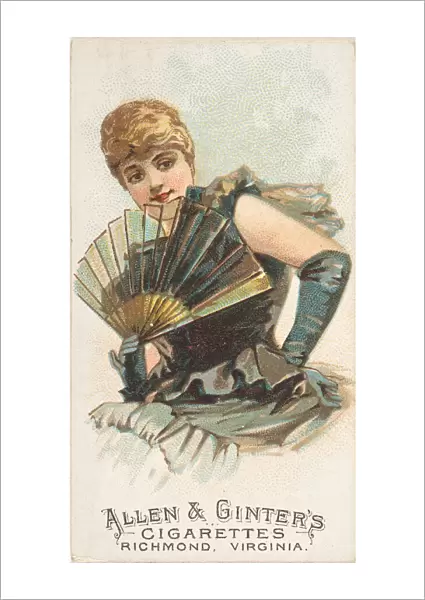 Plate 16, from the Fans of the Period series (N7) for Allen &