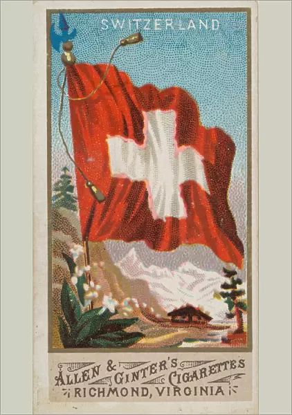 Switzerland, from Flags of All Nations, Series 1 (N9) for Allen &