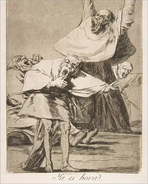 Plate 80 from Los Caprichos : It is time (Ya es hora. ), 1799. Creator: Francisco Goya