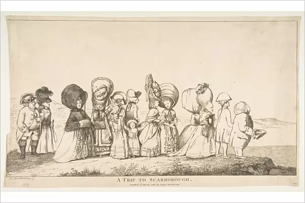 A Trip to Scarborough, March 3, 1783. Creator: James Bretherton