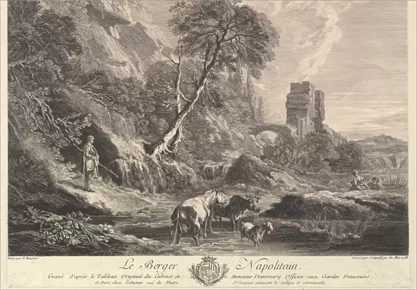 Neapolitan Shepherd, 1758. Creator: Jean Daullé