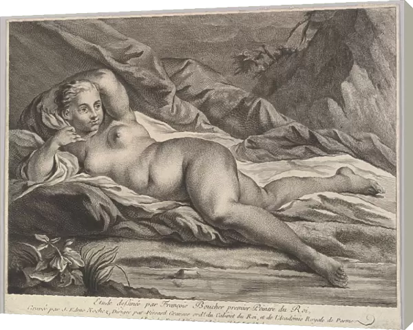 Study of a Reclining Nude. Creator: Jean Edme Nochez