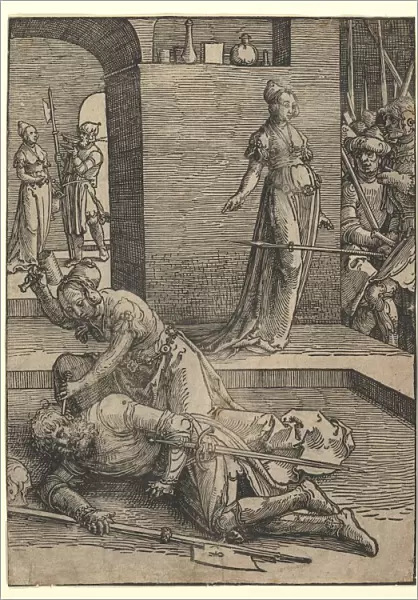 Jael Killing Sisera, without ornamental frame, 1517. Creator: Lucas van Leyden