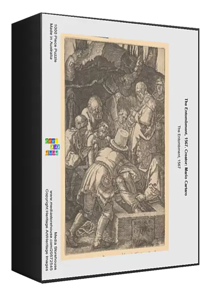 The Entombment, 1567. Creator: Mario Cartaro