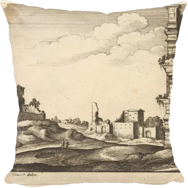 Classical Ruins, 1673. Creator: Wenceslaus Hollar