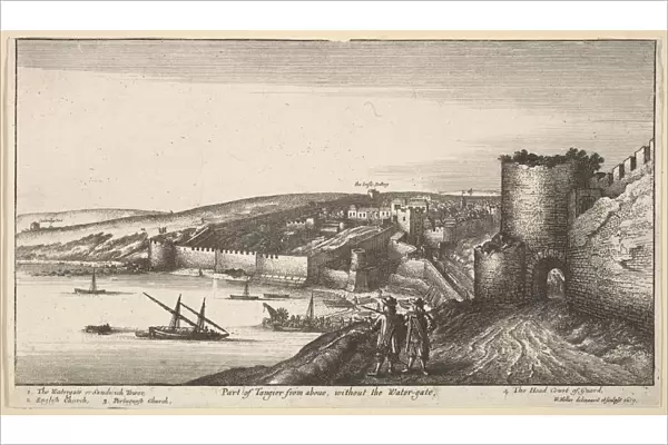 Part of Tangier from aboue, without the Water-gate, 1670. Creator: Wenceslaus Hollar