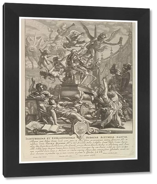Allegory on the Death of the Earl of Arundel, ca. 1646. Creator: Wenceslaus Hollar