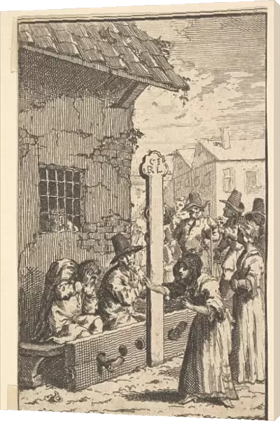 Hudibras in Tribulation (Seventeen Small Illustrations for Samuel Butlers Hudibras, no