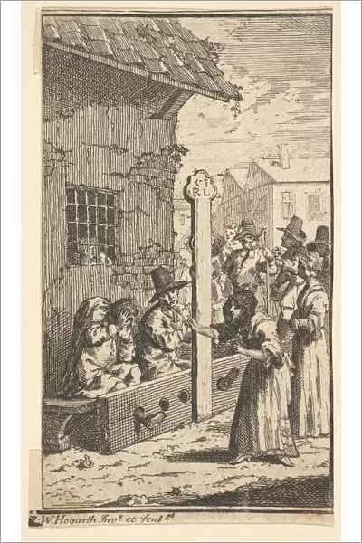 Hudibras in Tribulation (Seventeen Small Illustrations for Samuel Butlers Hudibras, no