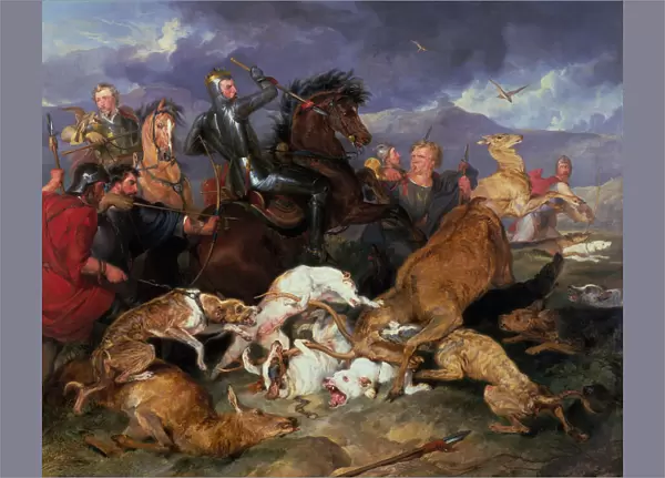The Hunting of Chevy Chase, 1826. Creator: Edwin Henry Landseer