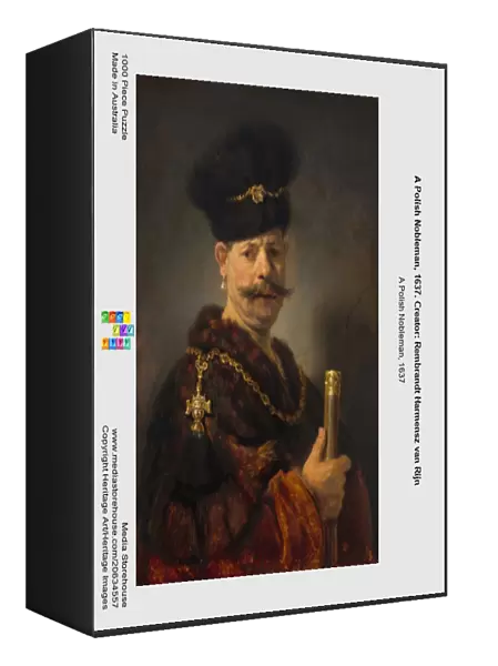 A Polish Nobleman, 1637. Creator: Rembrandt Harmensz van Rijn