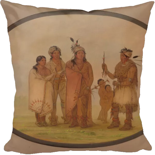 Shawano Indians, 1861  /  1869. Creator: George Catlin