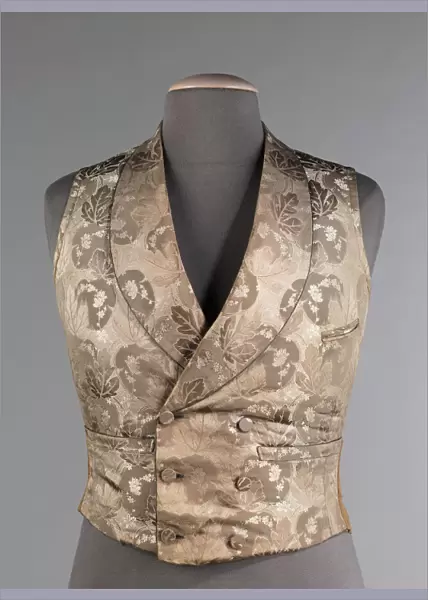 Wedding vest, British, 1840-49. Creator: Unknown