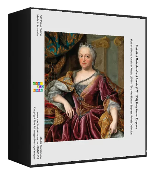 Portrait of Maria Amalia of Austria (1701-1756), Holy Roman Empress