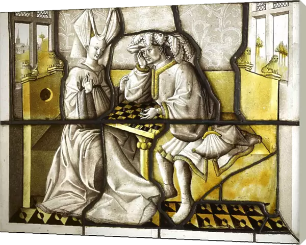 Les Joueurs d echecs (Chess players), 15th century. Creator: Anonymous master