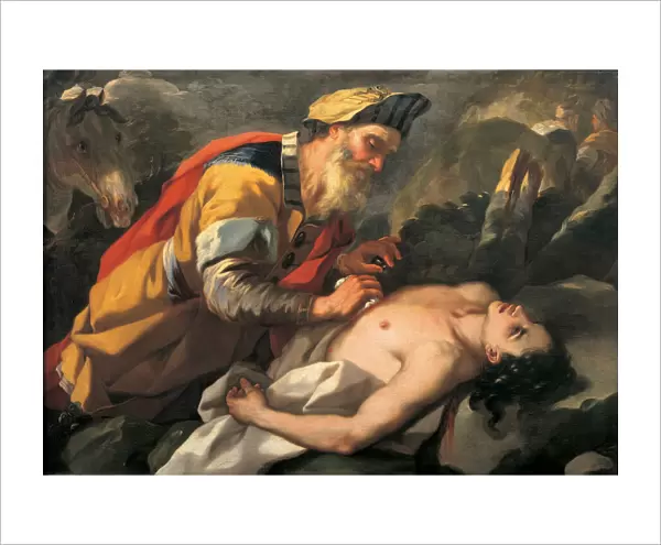 The Good Samaritan, ca 1705. Creator: Malinconico, Nicola (Nicolo) (1663-1726)