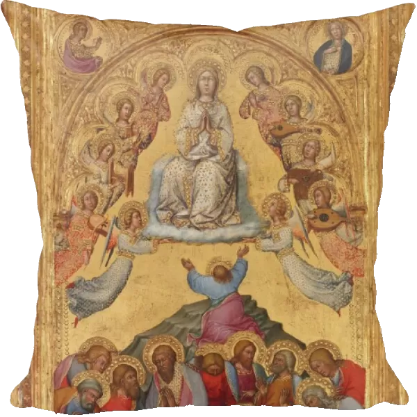 The Assumption of the Virgin with Busts of the Archangel Gabriel and the Virgin of... c