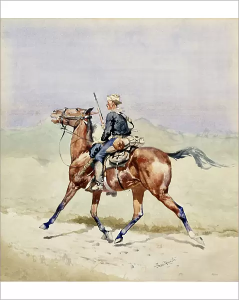 The Advance Guard, ca. 1888. Creator: Frederic Remington