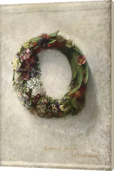 Wreath of Flowers, 1866. Creator: John La Farge