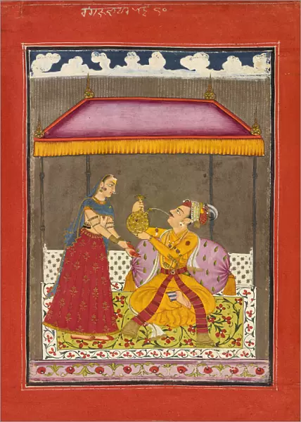 Jalandhara Ragaputra, from a Ragamala series, ca. 1740-1750. Creator: Unknown