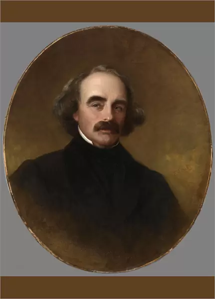 Nathaniel Hawthorne, 1862. Creator: Emanuel Gottlieb Leutze