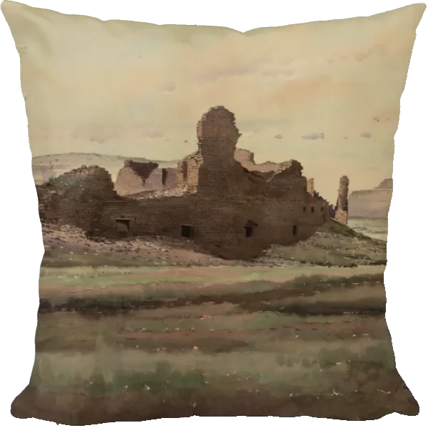 Pueblo Bonito Ruin, Chaco Canyon, New Mexico, 1888. Creator: De Lancey Gill