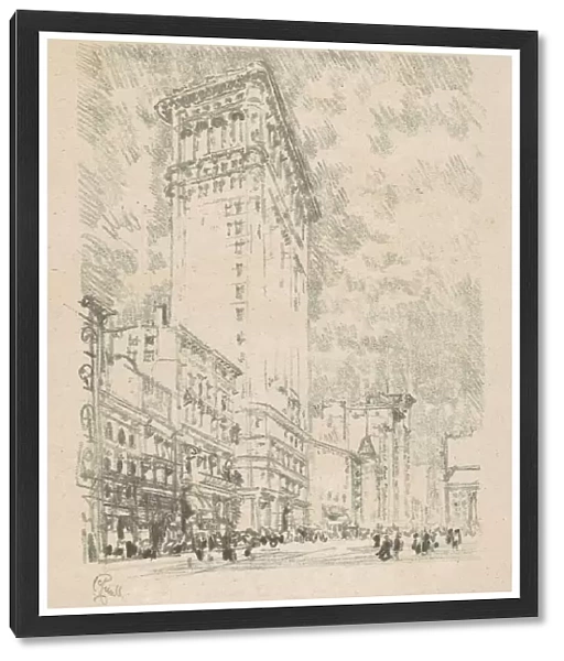 Flatiron Building, 1904. Creator: Joseph Pennell