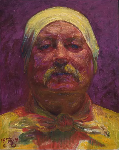 Self-Portrait, 1914. Creator: Zahrtmann, Kristian (1843-1917)