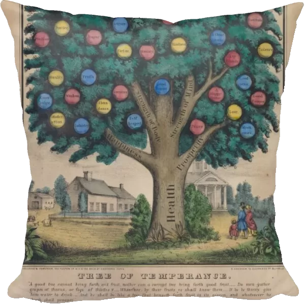 Tree of Temperance, 1848. Creator: Unknown