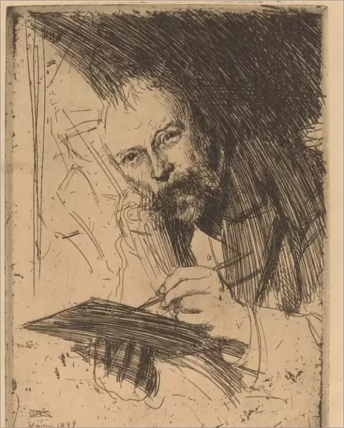 Carl Larsson, 1897. Creator: Anders Leonard Zorn