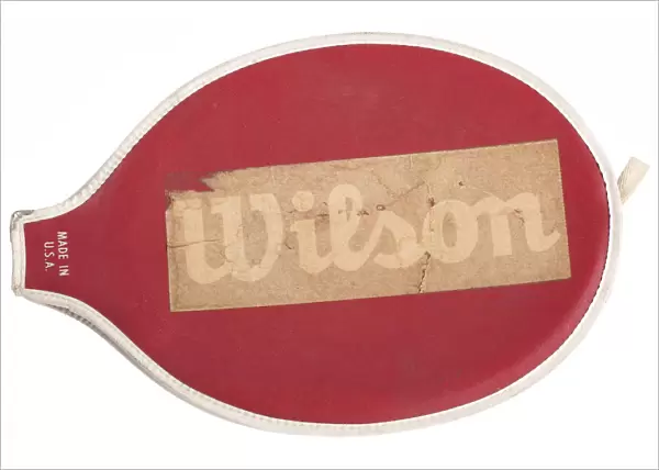 Tennis racket cover used by Althea Gibson, ca. 1960. Creator: Wilson Sporting Goods Co