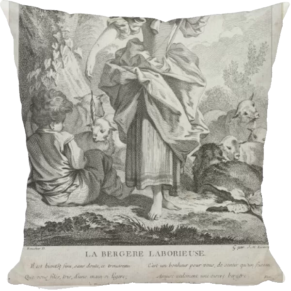 La Bergere Laborieuse, 18th century. Creator: Jean Michel Liotard