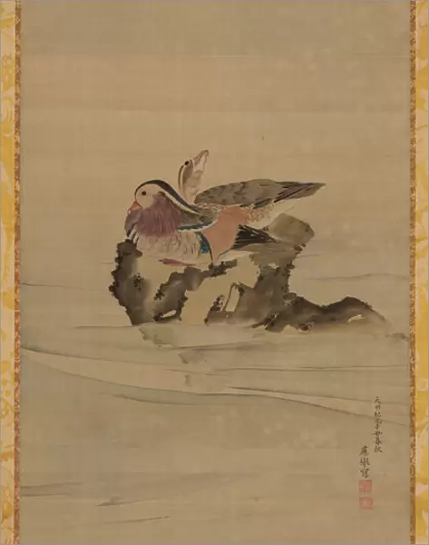 Mandarin ducks, Edo period, 18th century. Creator: Maruyama Okyo