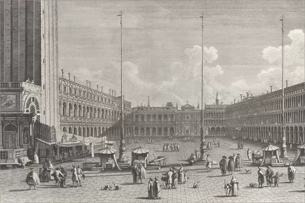 View of Piazza San Marco, with the church of San Geminiano at the far end