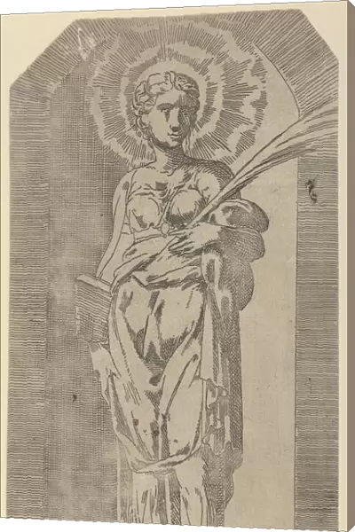 A female Saint, 16th century. Creator: Geoffroy Dumoutier